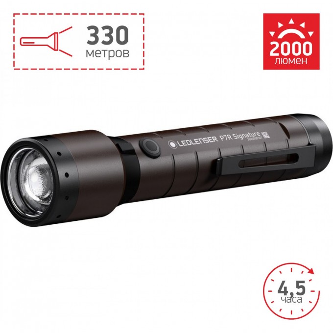 Cветодиодный фонарь LED LENSER P7R SIGNATURE 502190 Cветодиодный фонарь LED LENSER P7R SIGNATURE 502190